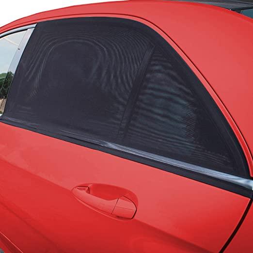 4-Pack UV Protection Mesh Car Curtains