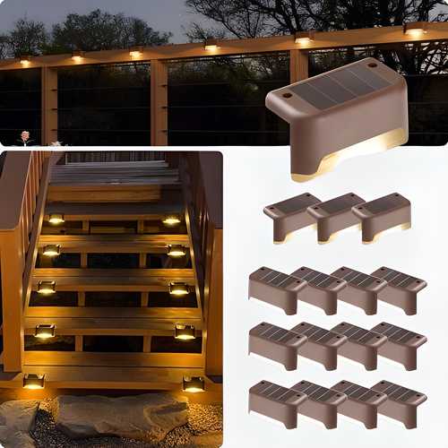 Deck Lights Powered by Solar Energy